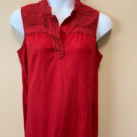 Coldwater Creek Dresses & Skirts - Cold water Creek Linen Blend Embroidered Dress L